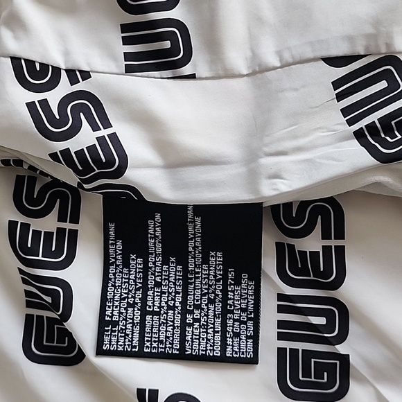 Guess Women's Off-White Faux-Leather Moto Jacket - Picture 3 of 9